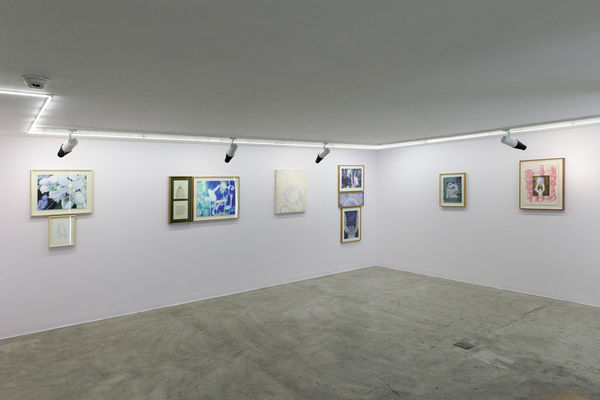 Installation view of Sugar in the Basement a solo exhibition of works by Sina Ghadaksaz.