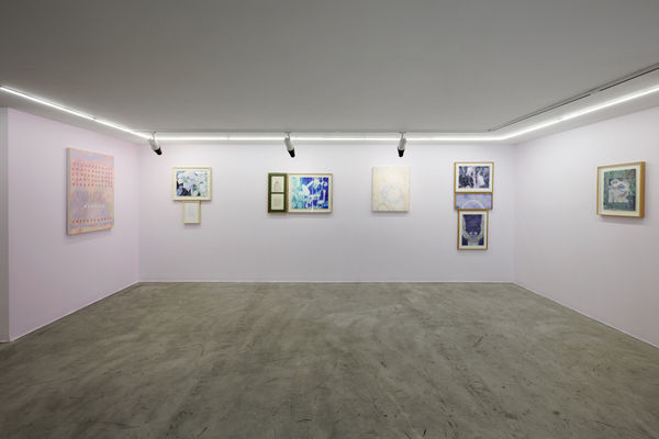 Installation view of Sugar in the Basement a solo exhibition of works by Sina Ghadaksaz.