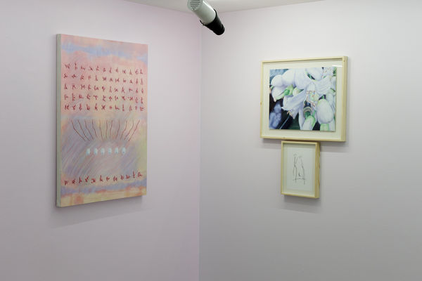 Installation view of Sugar in the Basement a solo exhibition of works by Sina Ghadaksaz.