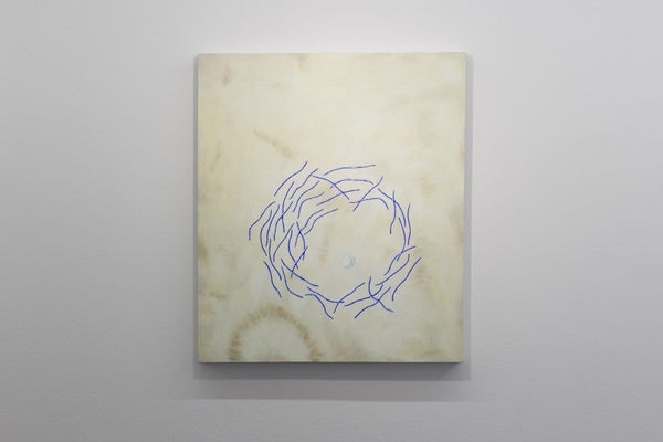 Installation view of Sugar in the Basement a solo exhibition of works by Sina Ghadaksaz.