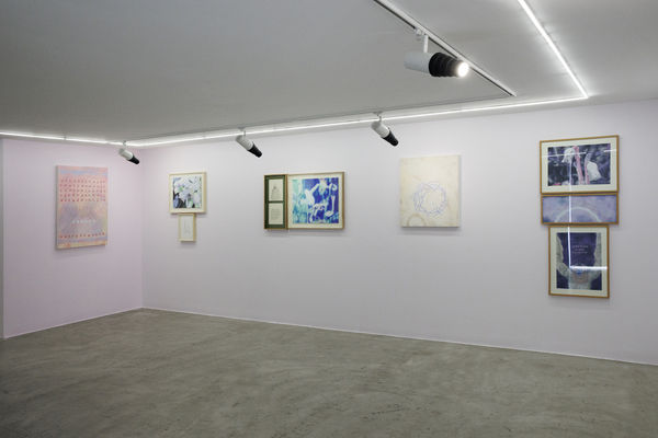 Installation view of Sugar in the Basement a solo exhibition of works by Sina Ghadaksaz.