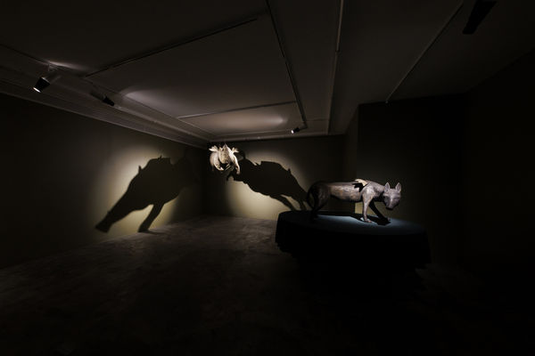 Installation view of Game a solo exhibition of works by Mohammad Hossein Maher.