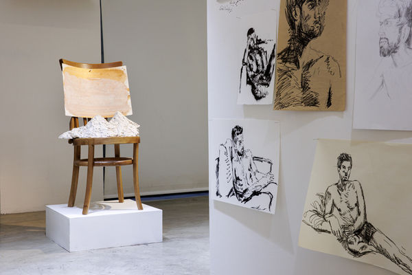 Installation View of 175 Trials & Errors by Sam Samiee at Dastan's Basement.