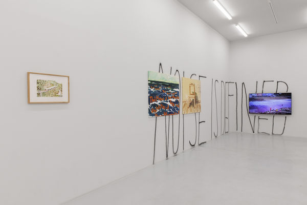 Installation view of Prospect 2 a group show at Parallel Circuit.