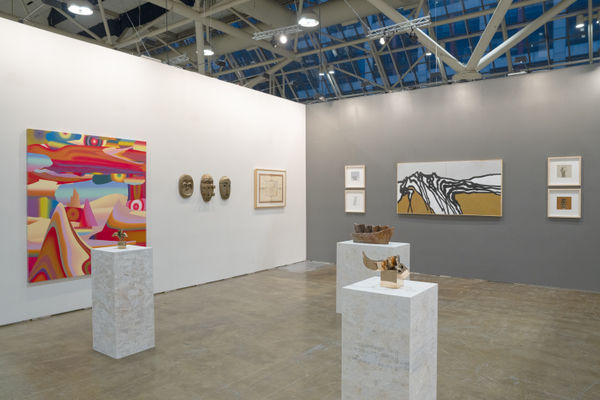 Installation View of Zaal's Booth At Art Toronto 2024.
