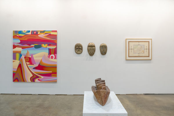 Installation View of Zaal's Booth At Art Toronto 2024.