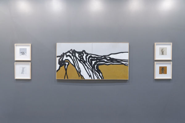 Installation View of Zaal's Booth At Art Toronto 2024.