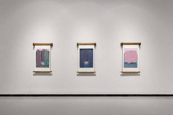 Installation view of Golden Sphere a group presentation of works +2 [Deh-Vanak].