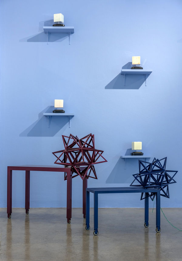 Installation view of And You and Me Again a solo exhibition of works by Leila Pazooki.