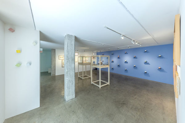 Installation view of And You and Me Again a solo exhibition of works by Leila Pazooki.