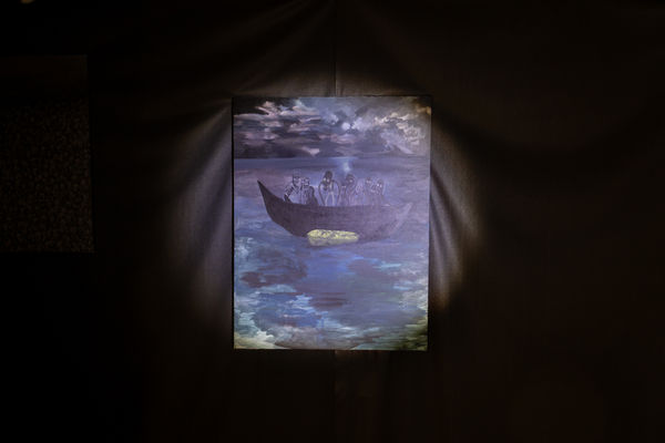 Intsallation View of Blind Elephant a group presentation of works.