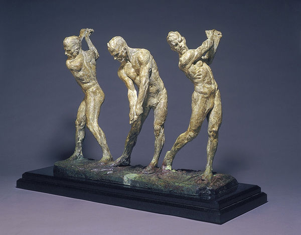 Anatomy of a Golfer ( I, III & V) by Richard MacDonald