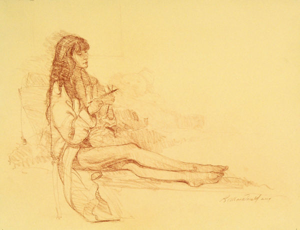 Dancer Waiting by Richard MacDonald