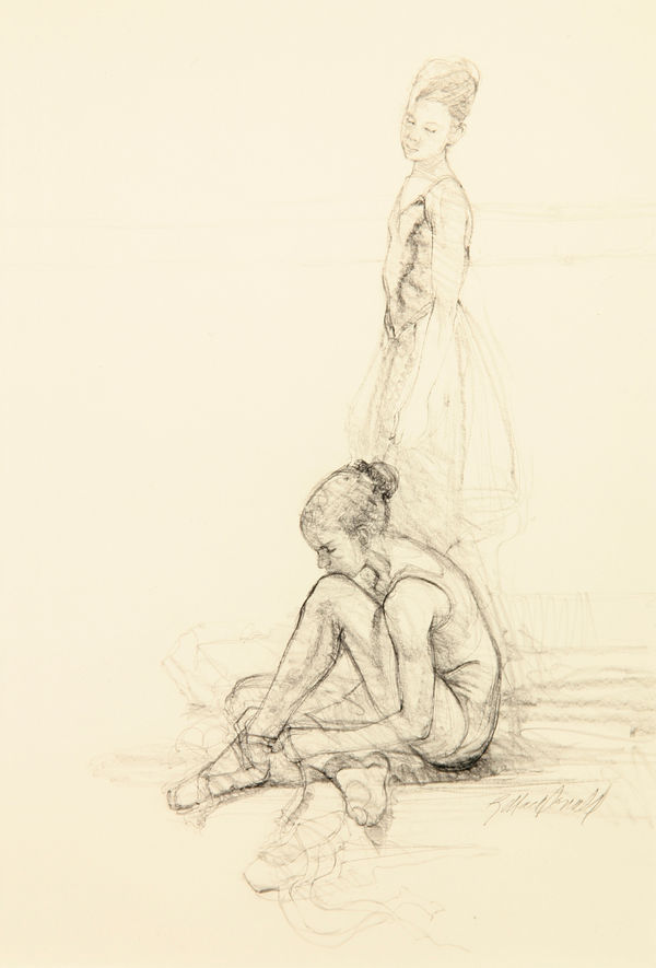 My sisters new shoes by Richard MacDonald