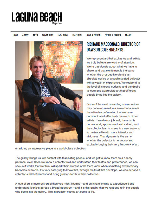 An Interview with Dawson Cole's Rich MacDonald Jr.