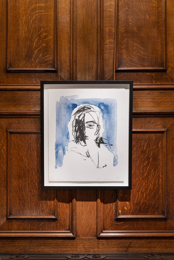 Tracey Emin These feelings were true, 2020 2 colour lithograph on Somerset Velvet Warm White 400gsm 55.5 x 45.5 cm 65 x 55 cm (framed) Edition of 50 Dellasposa Gallery Eye of the Collector London
