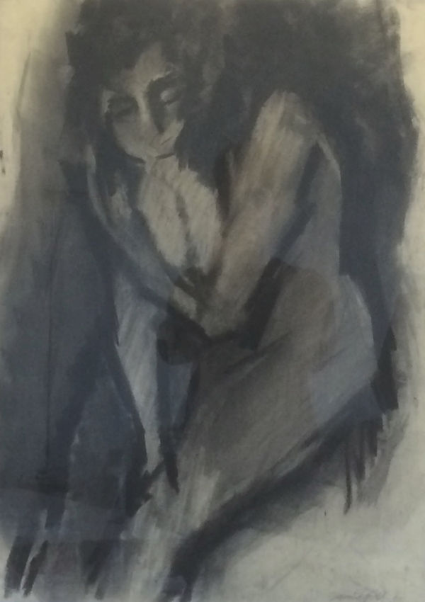 Drawing for Niobe (‘Like Niobe, All Tears’), 1960 Charcoal on paper 76.5 x 56cm