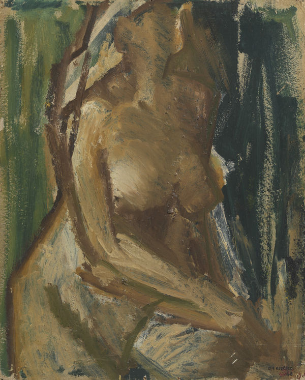 Seated Nude, 1948 Oil on board 76 x 61.5cm
