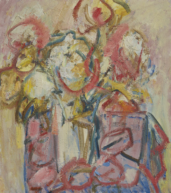 Snow and Roses, 1985 Oil on canvas 86 x 75cm