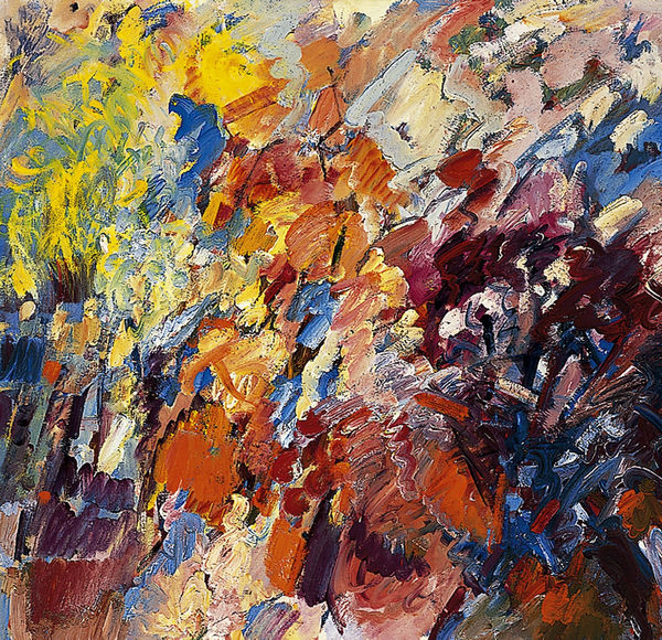 Within a Budding Grove, 1980 Oil on canvas 91.5 x 101.5cm Norfolk Museums Service