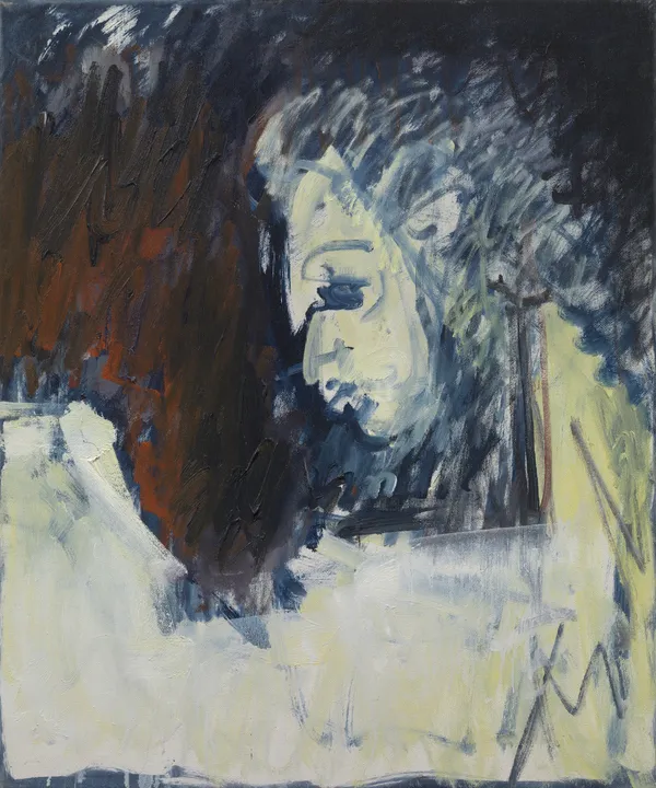 Mozart at the Keyboard (After Joseph Lange, 1782–83), 1991 Oil on canvas 61 x 51cm