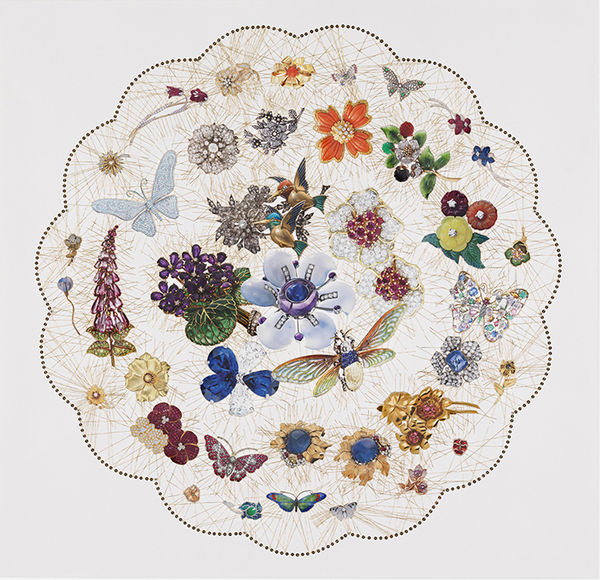 Rachel Selekman, Sequined Garden, 2018