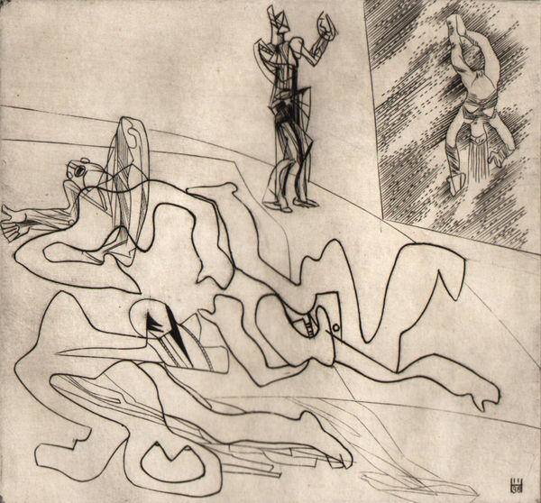 Stanley William Hayter, Le Distrait from Facile Proie, 1938-39