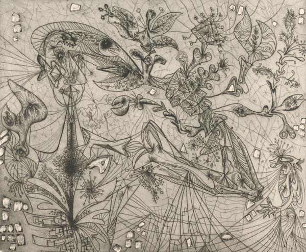 Gabor Peterdi, Nervous Lobster, 1947