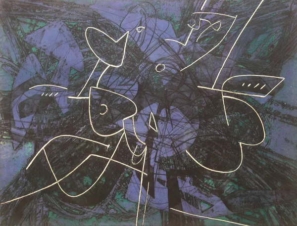 Stanley William Hayter, Witches Sabbath, 1958