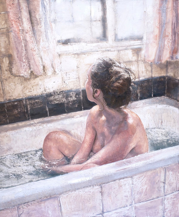 Morning Light, 2017 Oil and beeswax on panel 62 x 52cm