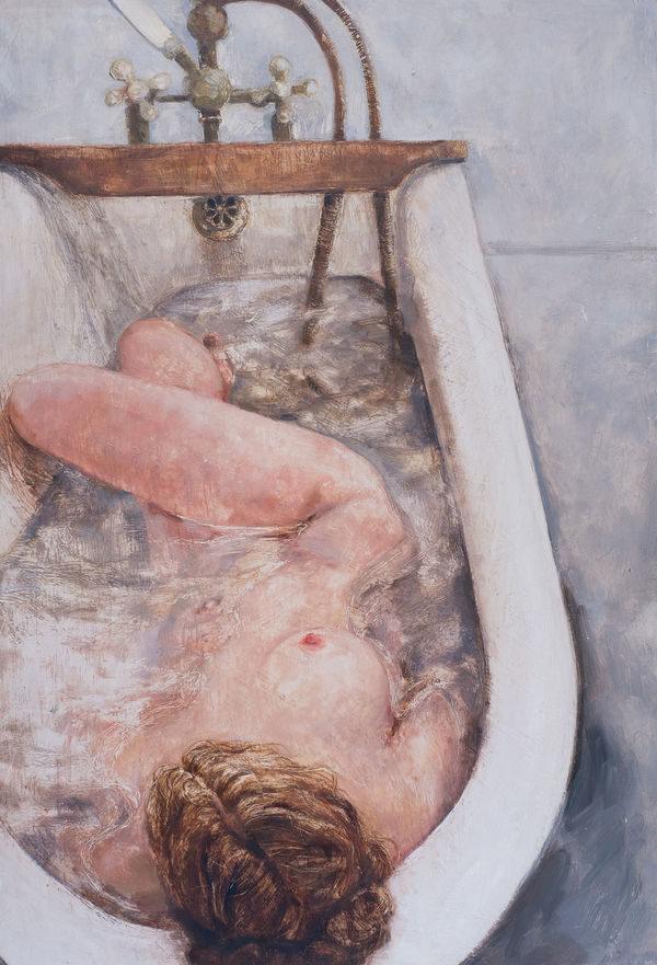 Taps, 2017 Oil and beeswax on panel 79 x 54cm