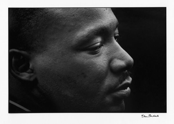 Dan Budnik (1933-2020) "March on Washington Martin Luther King, JR. after delivering his "I HAVE A DREAM" speech, Lincoln Memorial, Washington, D.C. 28 August 1963," gelatin silver print