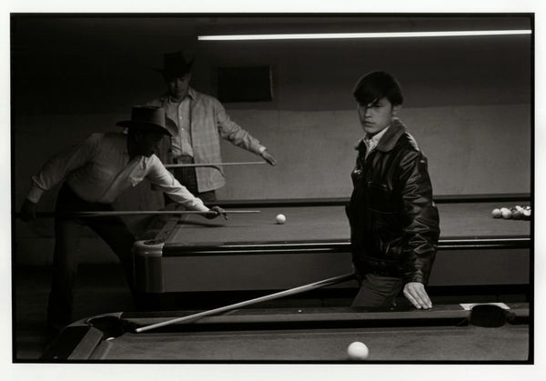Danny Lyon (1942-) "Navajo Pool Room, Gallup, New Mexico," 1973
