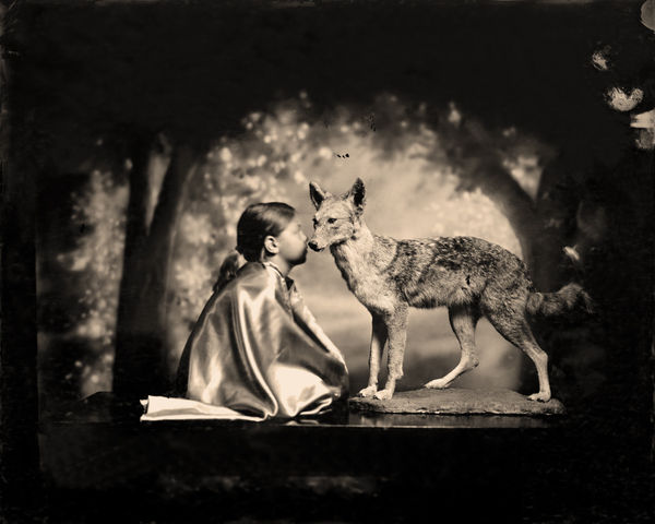 Keith Carter, Conversation with a Coyote, 2012