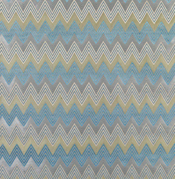 Bargello Velvets Blue Taupe & Gold
