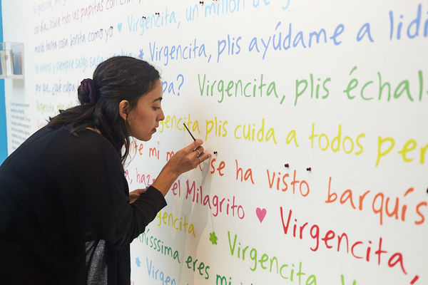 Montaje de la exposición, 'Virgencita, Please' (2024) - Museo Francisco Cossío SLP