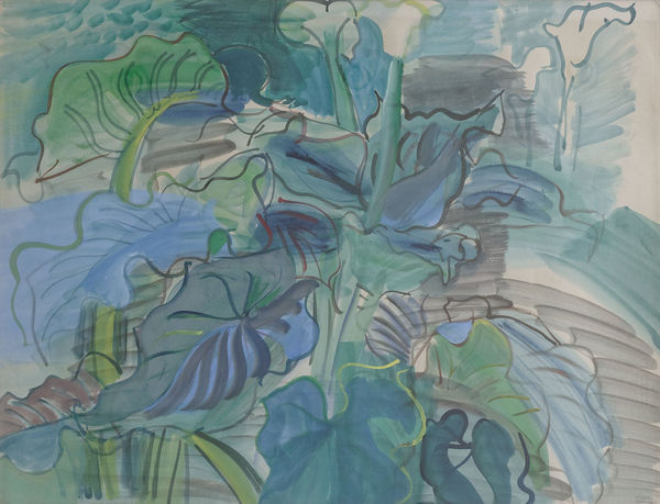 Raoul DUFY - Feuilles vertes