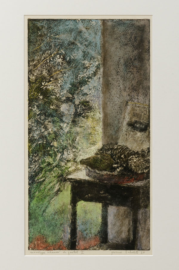 Yvonne SABELÈTE, Vue sur un jardin II