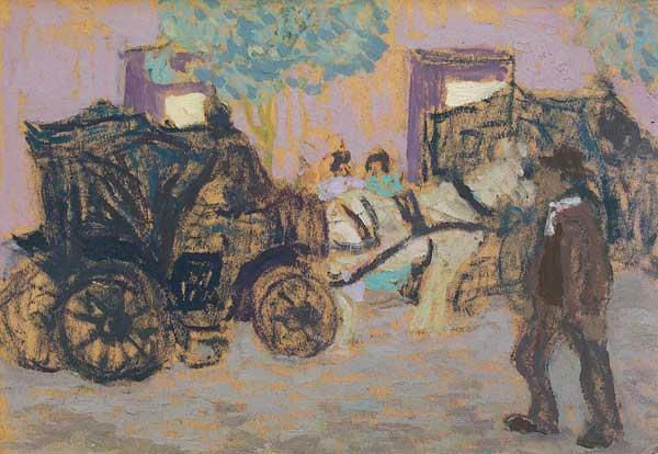Pedro Figari, Coche
