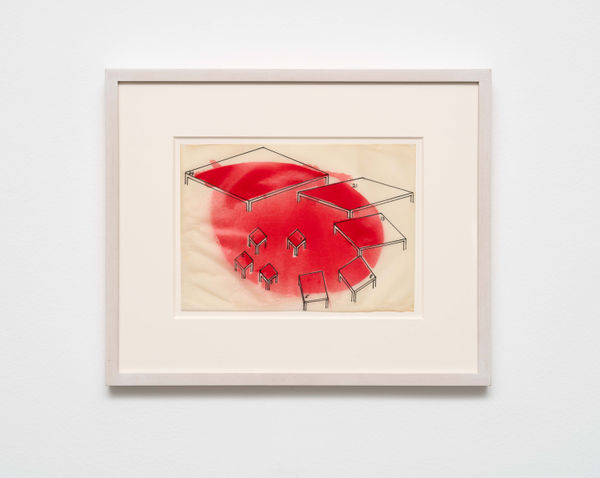 Mario Merz Sem titulo [Untitled], 1970 tinta em papel vegetal [ink on tracing paper] 48 x 4 x 40 cm 18 7/8 x 1 5/8 x 15 3/4 in Ph: Edouard Fraipont