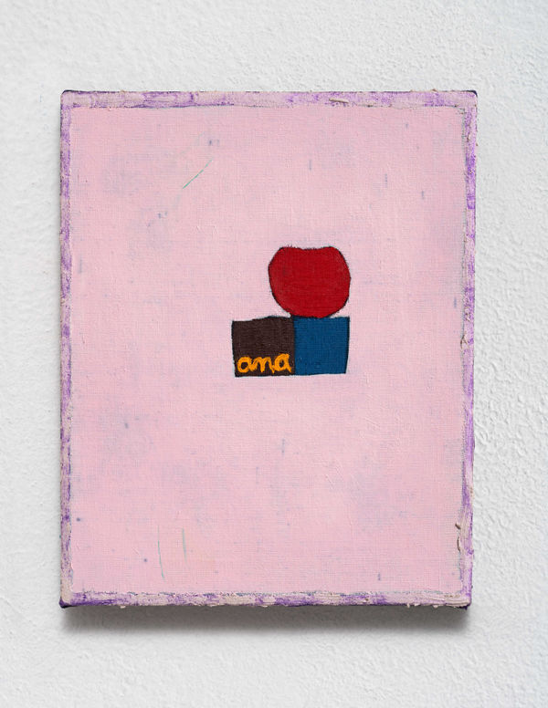 Ana Prata ana II, 2024 óleo e acrílica sobre tecido [oil and acrylic on fabric] 30 x 24 x 3 cm 11 3/4 x 9 1/2 x 1 1/8 in (21883) Ph: Edouard Fraipont