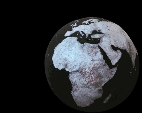 Bruno Helgen, GLOBE ARDOISE DE L'HIMALAYA 38, 2020