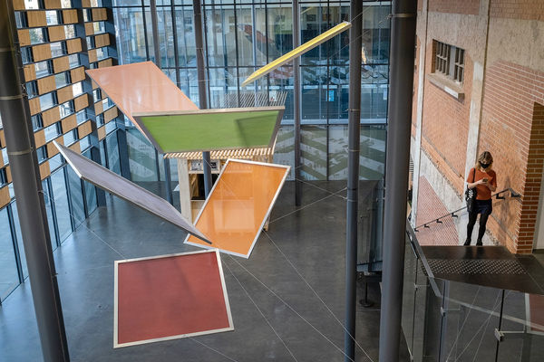 Cécile Bart Trapézistes FRAC Franche Comté, Besançon 2020 ©Nicolas Waltefaugle