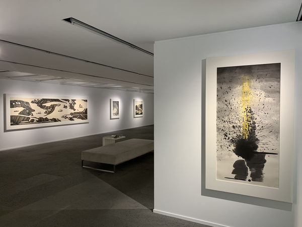 Galerie Du Monde One Art Group Pioneers Of Ink Art Installation View 3