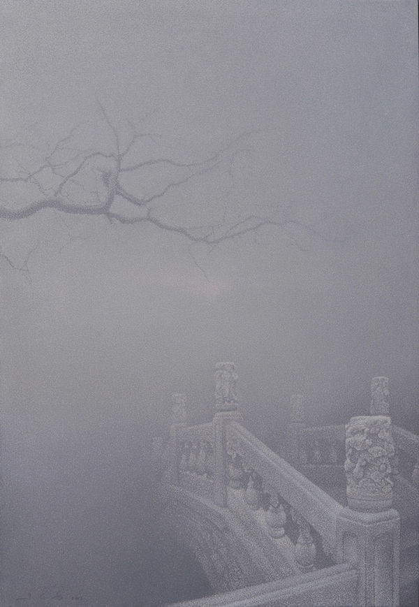 Zhu Yiyong The Realm of the Heart No. 28 Oil on Canvas 95 x 138 cm 2015