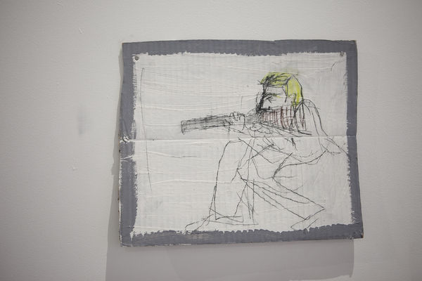 Exhibition view from the installation in the Mainspace "The Final Wife" by Cate Giordano.