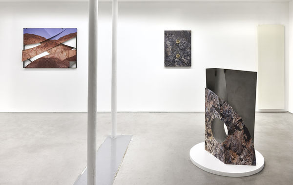 Exhibition view of Valley of Fire by Letha Wilson.