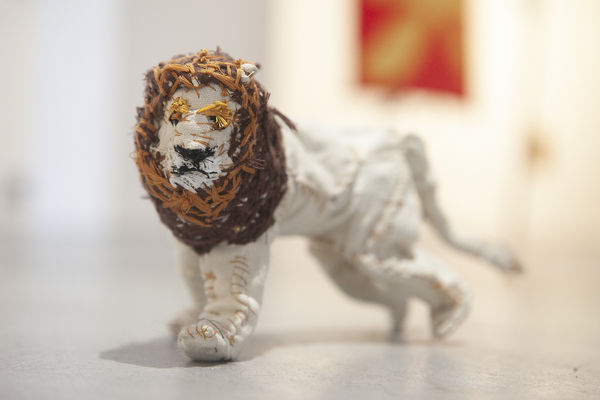 Exhibition view from the installation in the Frontspace "ROME" by Cate Giordano.