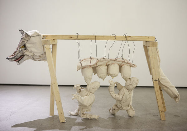 Exhibition view from the installation in the Frontspace "ROME" by Cate Giordano.