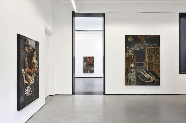 Vue de l'exposition " Who's Afraid of Pierre Bettencourt ", Galerie Christophe Gaillard, Paris, 2024. © Photos : Rebecca Fanuele.